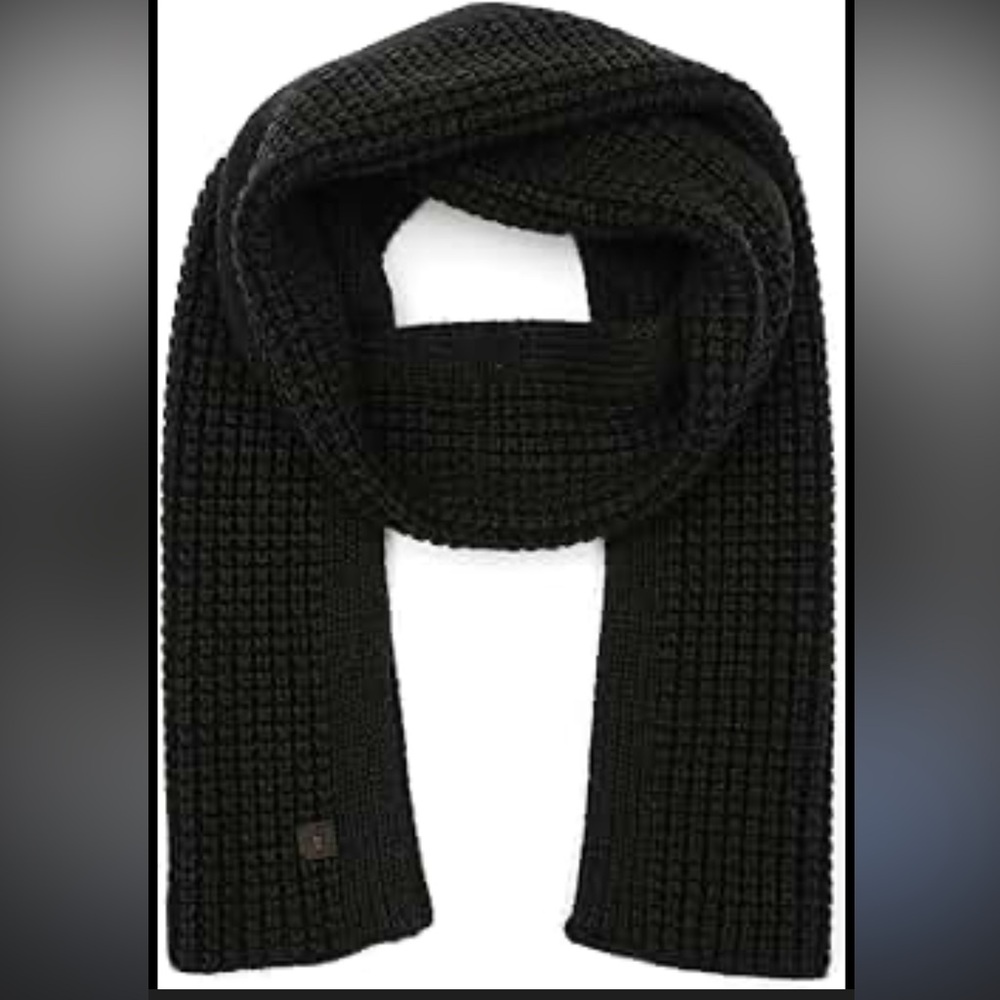 All Saints Men's Dark Knit Crewneck Sweater